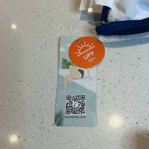 Triangle Gradient Blue Low Cut Bikini Women size M - Picture 7 of 14